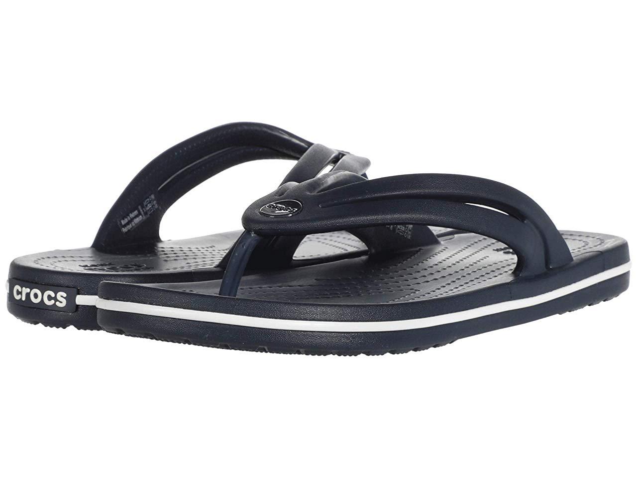 crocs crocband flip navy