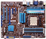 Б/В, Материнська плата ASUS M4A89GTD PRO/USB3, процесор AMD Athlon II, сокет AM3+