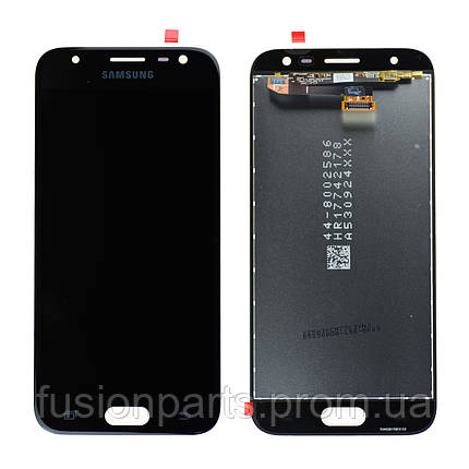 Дисплей Samsung J330 Galaxy J3 2017 з тачскріном, Black (Service Pack Original), фото 2