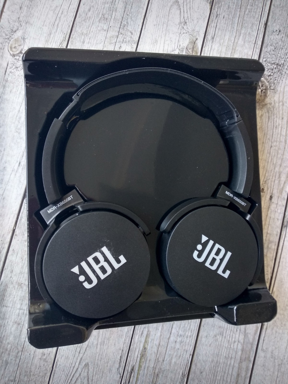 

Беспроводные наушники Bluetooth-гарнитура JBL (Copy) by Harman MDR-XB 650 BT STEREO(слот micro SD, кнопки управ) Black (мониторы)
