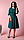 Стильное женское платье миди из турецкой крепкостюмки, фото 2