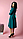 Стильное женское платье миди из турецкой крепкостюмки, фото 3