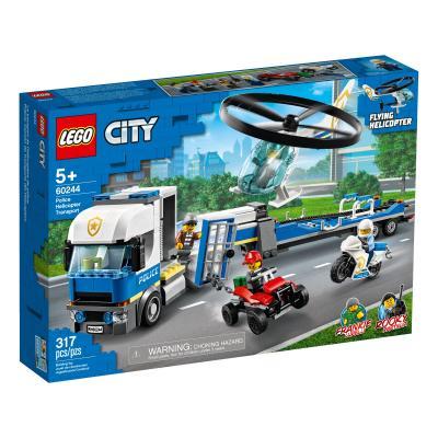 

Конструктор LEGO City Police Полицейский вертолётный транспорт 317 деталей (60244)