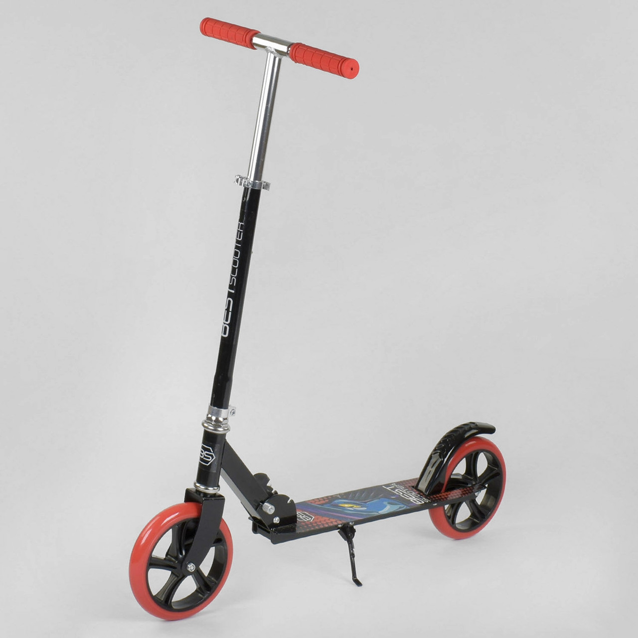 

Алюминиевый складной самокат Best Scooter 30458 Черный, колеса PU 20 см