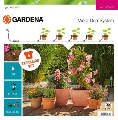 

Комплект для расширения микрокапельного полива Gardena 5 pcs (13005-20)