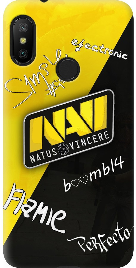 

Чехол силиконовый бампер FTS на Xiaomi Mi A2 Lite с рисунком Natus Vincere Автографы