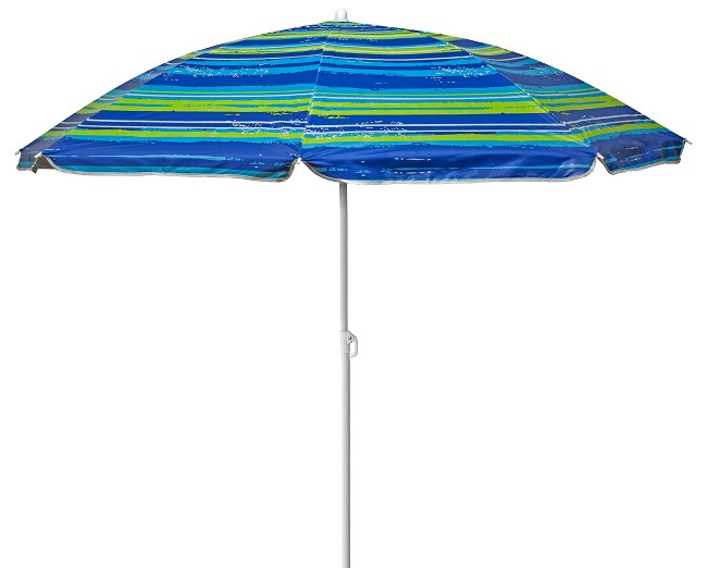Зонт пляжный с наклоном TE-018, 1,8 м полосатый: продажа, цена в е .