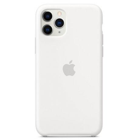 

Чехол накладка xCase на Apple iPhone 11 Айфон 11 (6,1 дюймов) Silicone Case цвет белый (White)