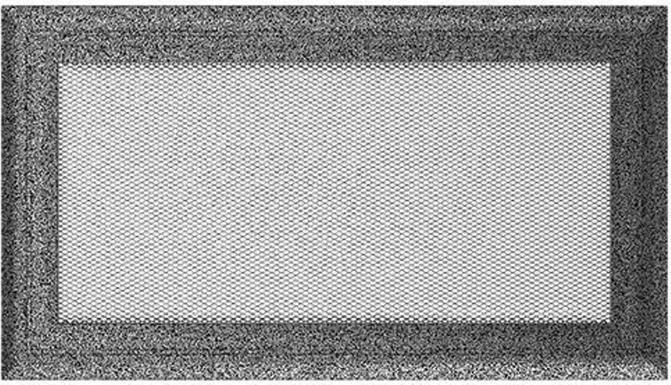 

Решетка Kratki черное серебро Оскар 17/30