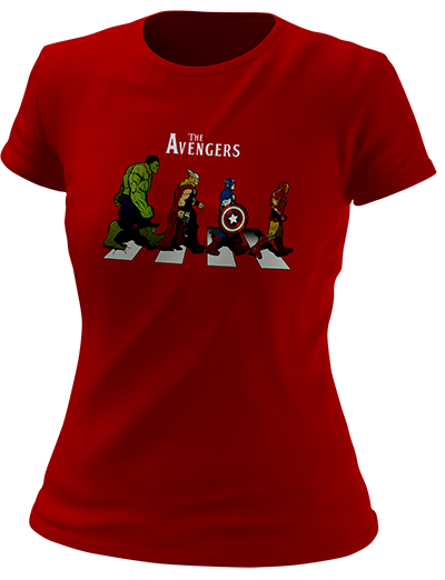 

Футболка женская The Avengers красный, XL