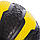 Мяч медицинский медбол Zelart Medicine Ball FI-0898-1 1кг (резина, d-19см, черный-желтый), фото 2
