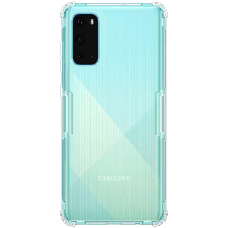 

TPU чехол Nillkin Nature Series для Samsung Galaxy S20, Бесцветный (прозрачный)