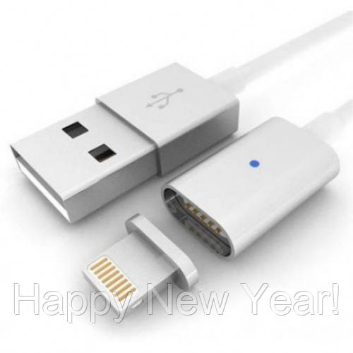 

Магнитный кабель K-119 USB-Lightning White