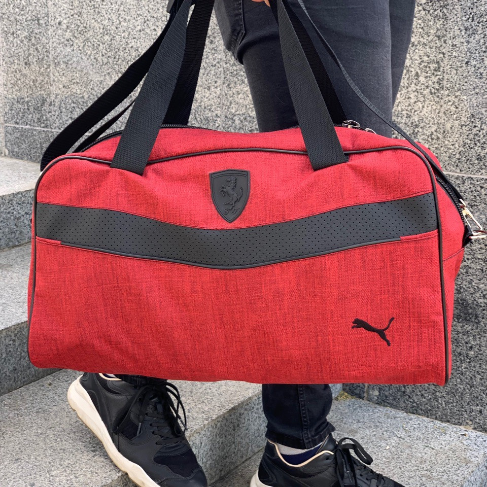 Спортивная сумка мужская женская / дорожная Puma Ferrari x red: 399 грн .