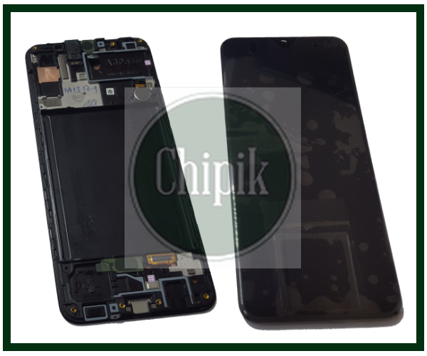 Дисплей для Samsung A307 Galaxy, A30s с сенсорным экраном, черный, оригинал, GH82-21190A