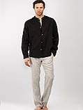 Моднява кольорова чоловіча сорочка та брюки з льону 100% . Завжди є великі розміри 42-74+ плюс сайз, фото 8