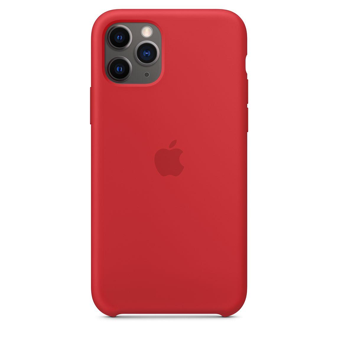 

Чехол-накладка Silicone Case Apple iPhone 11 Pro Max Red