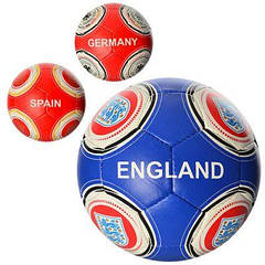 Мяч футбольный 2500-16ABC размер5,ПУ1,4мм,4слоя,32панели,400-420г,3вида