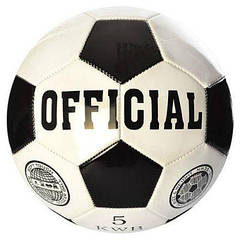 Мяч футбольный EN-3226 размер 5, ПВХ 1,6мм, 260-280г, в кульке