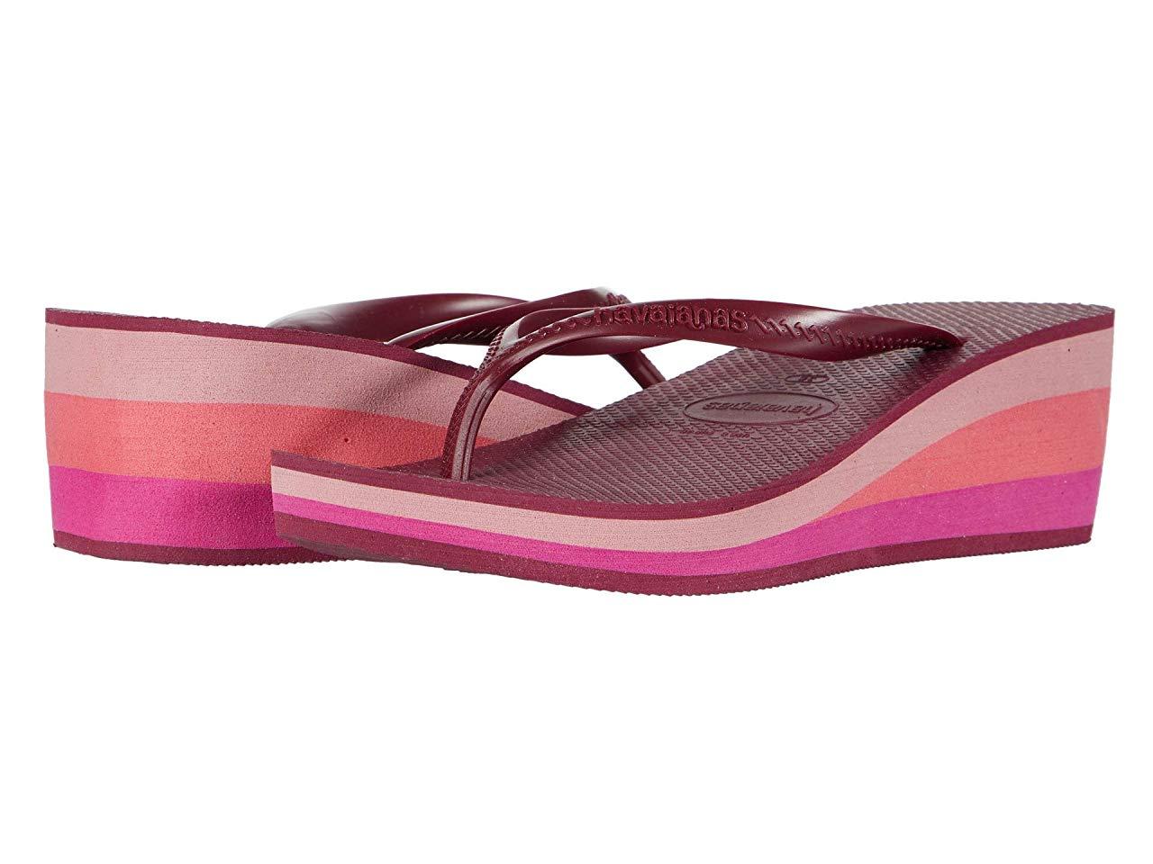 

Туфли на каблуке (Оригинал) Havaianas High Fashion Flip Flops Bordeaux