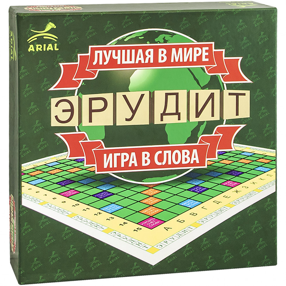 

Настольная игра Arial Эрудит Игра в слова (910091-1)