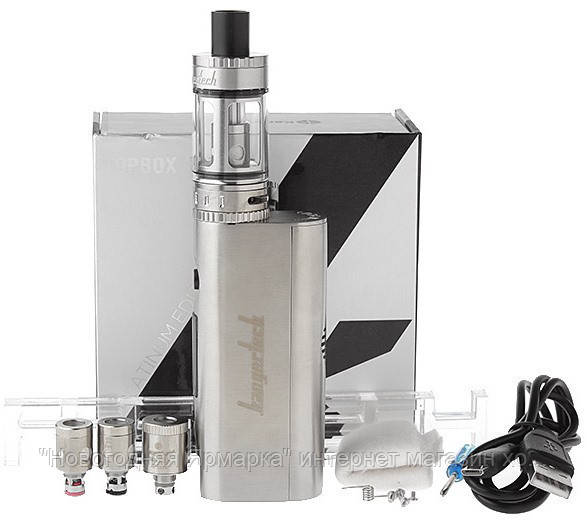 

Боксмод Kangertech TOPBOX Mini Starter Kit 75W Silver Edition