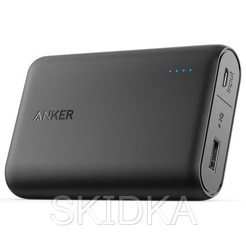 

УМБ Anker PowerCore QC3.0 V3 10000 mAh Black (A1266H11/A1266G11)