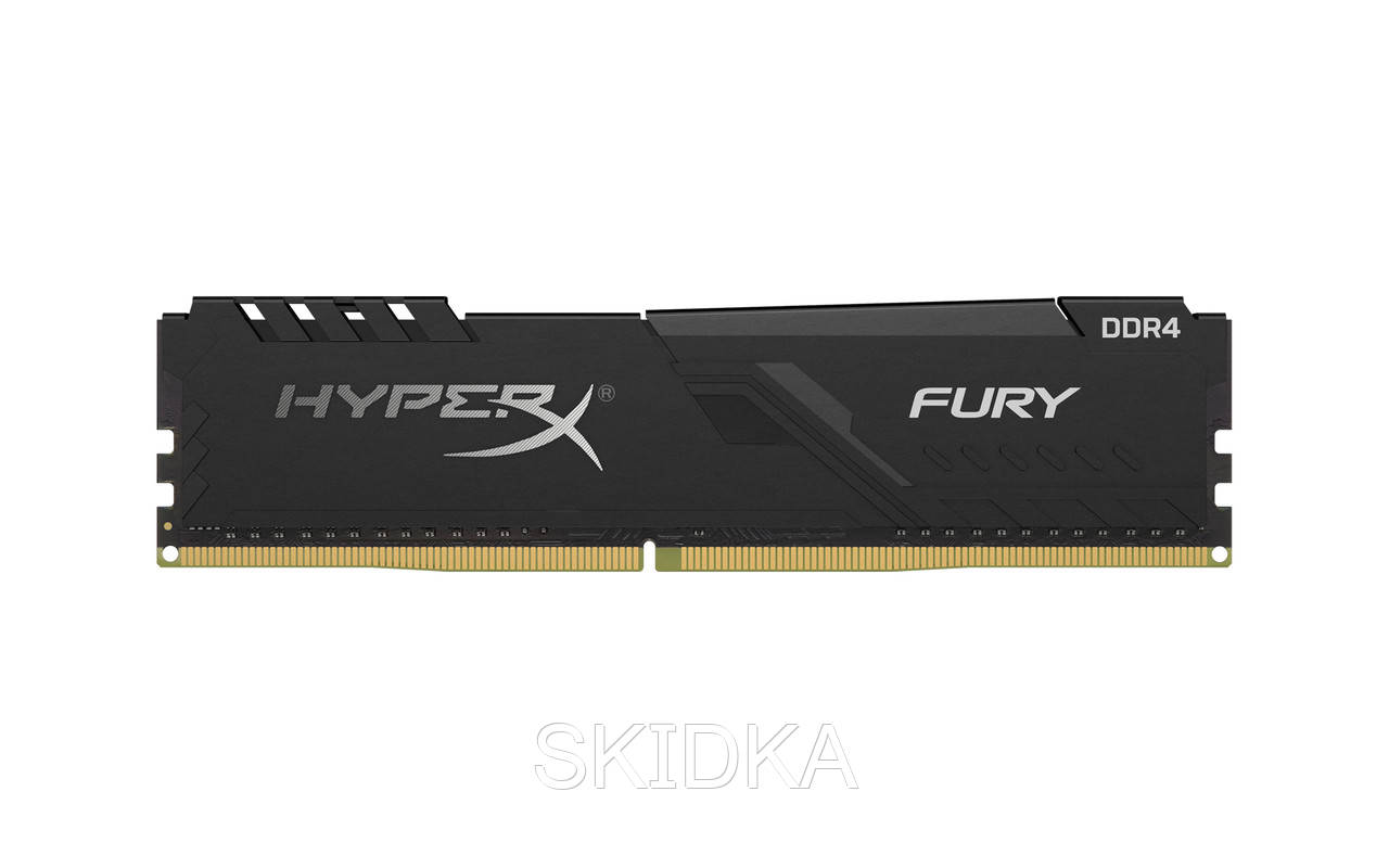 

Модуль памяти для компьютера DDR4 4GB 3200 MHz HyperX Fury Black Kingston (HX432C16FB3/4)