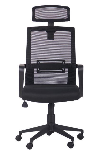 Кресло Neon HR сиденье Саванна Black 19/спинка Сетка черная (Фото 3)