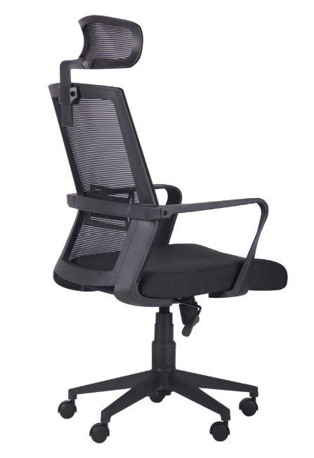 Кресло Neon HR сиденье Саванна Black 19/спинка Сетка черная (Фото 5)