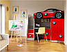 Детская кровать-комната Bed-Room №1 BMW красная, серия Бренд спальное место 1700*800, фото 2