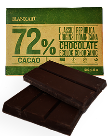 Чорний шоколад органічний 72 % Blanxart
