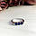 Серебряное кольцо Unicorn с сапфиром nano (1633700) 18 размер, фото 2