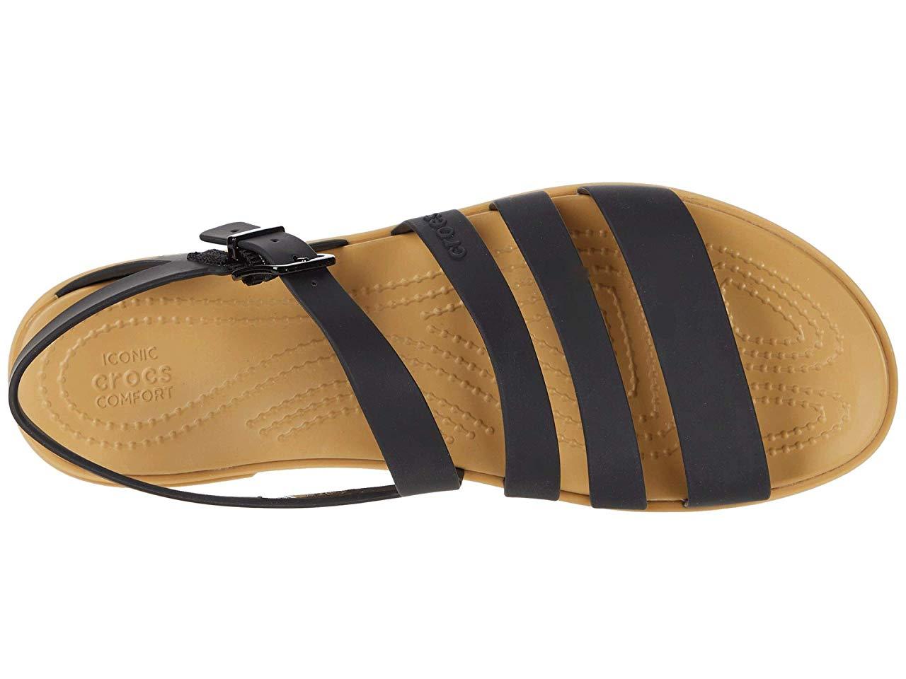 tan croc sandals