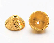 Обниматель - Колпачок золото  11х5 мм
