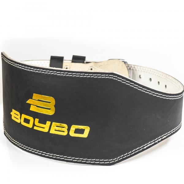 

Пояс тяжелоатлетический BoyBo кожа черный 15см M