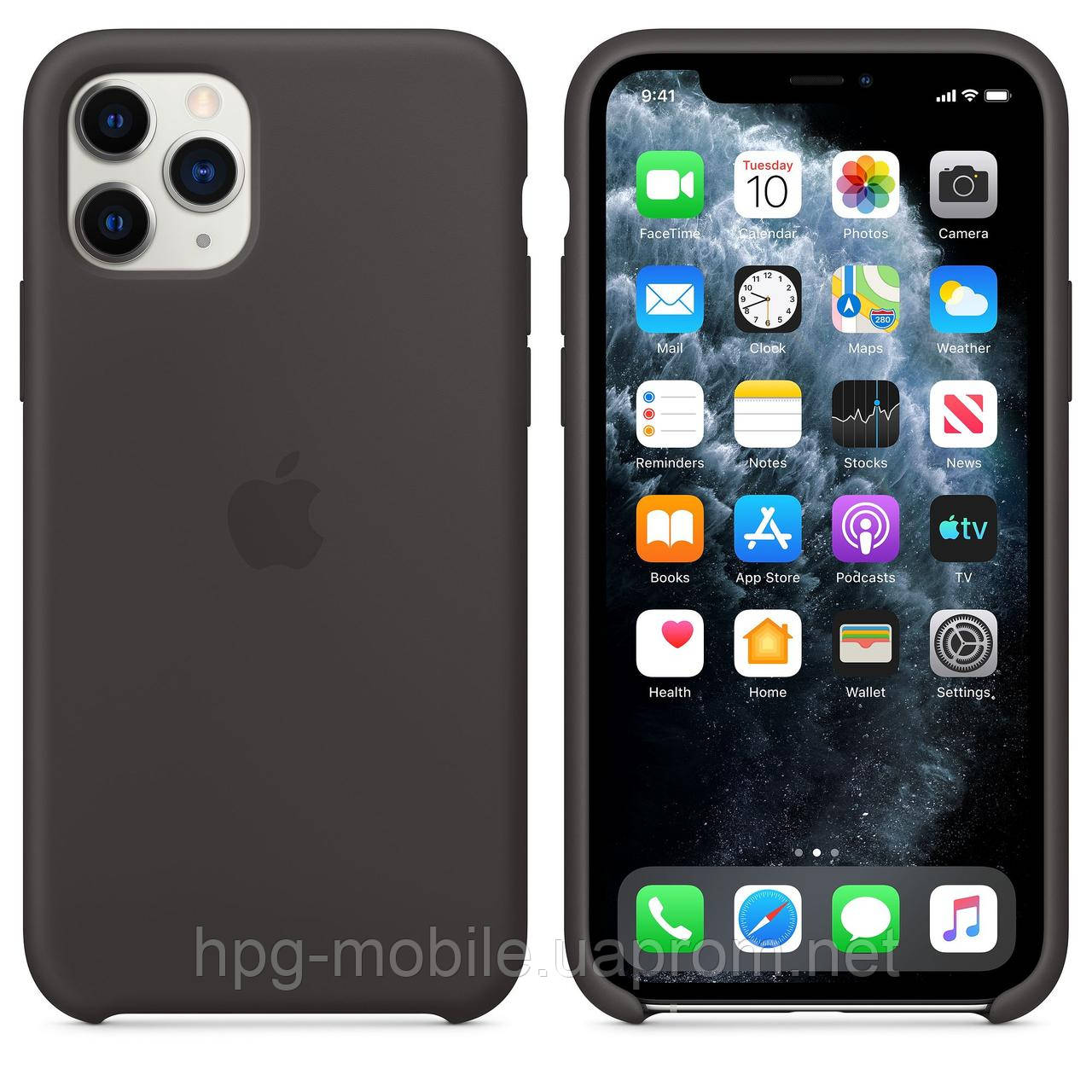 

Чехол для iPhone 11 Pro - Apple Silicone Case, Black (MWYN2ZM/A) ОРИГИНАЛ, Черный