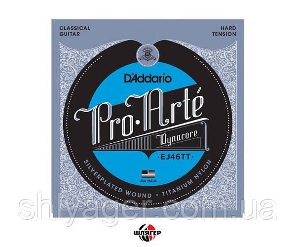 

D`ADDARIO EJ46TT Dynacore Hard Tension Струни для класичної гітари .028-.044