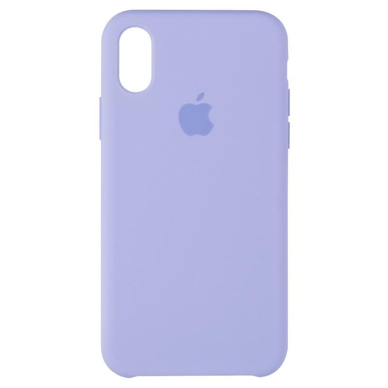 

Чехол Silicone Case оригинальный для iPhone X XS Lavender (41)