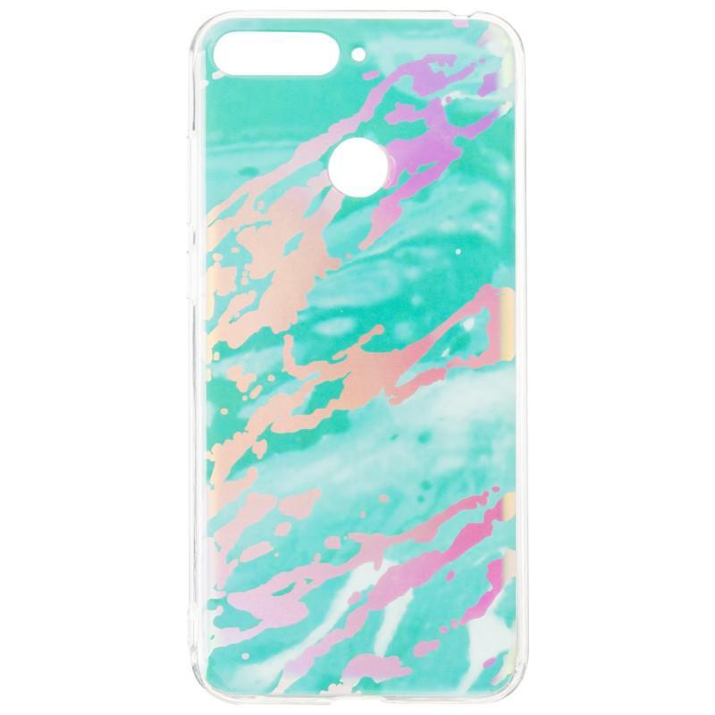 

Чехол силиконовый Baseus Mramor Shine для Huawei Y6 Prime 2018 Mint