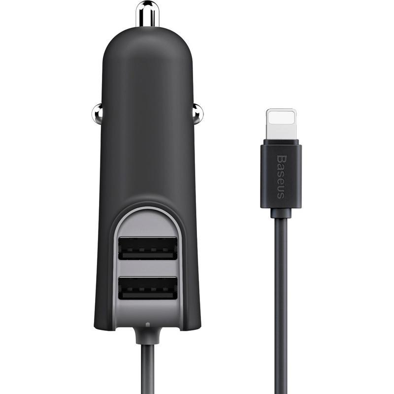 

Автомобильное зарядное 2 USB Baseus Energy Station QC 5.5A (CCNL-01) Black