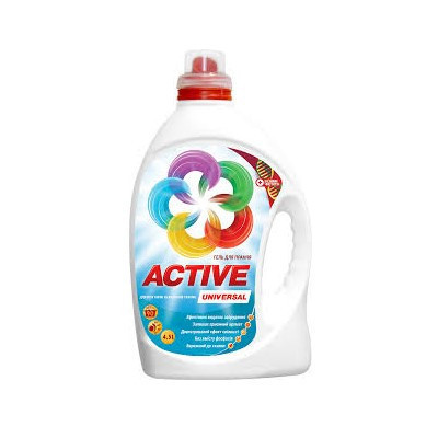 

Гель для стирки Active Universal, 4.5л