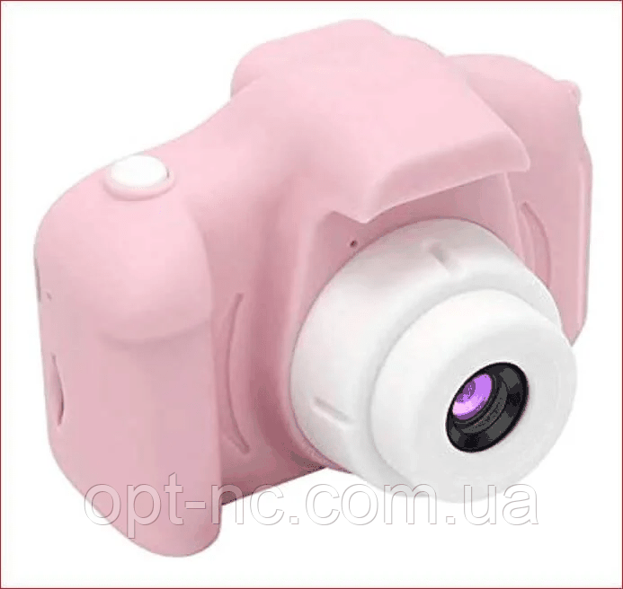 

Цифровой детский фотоаппарат KIDS Camera KVR-001 (X200) Розовый