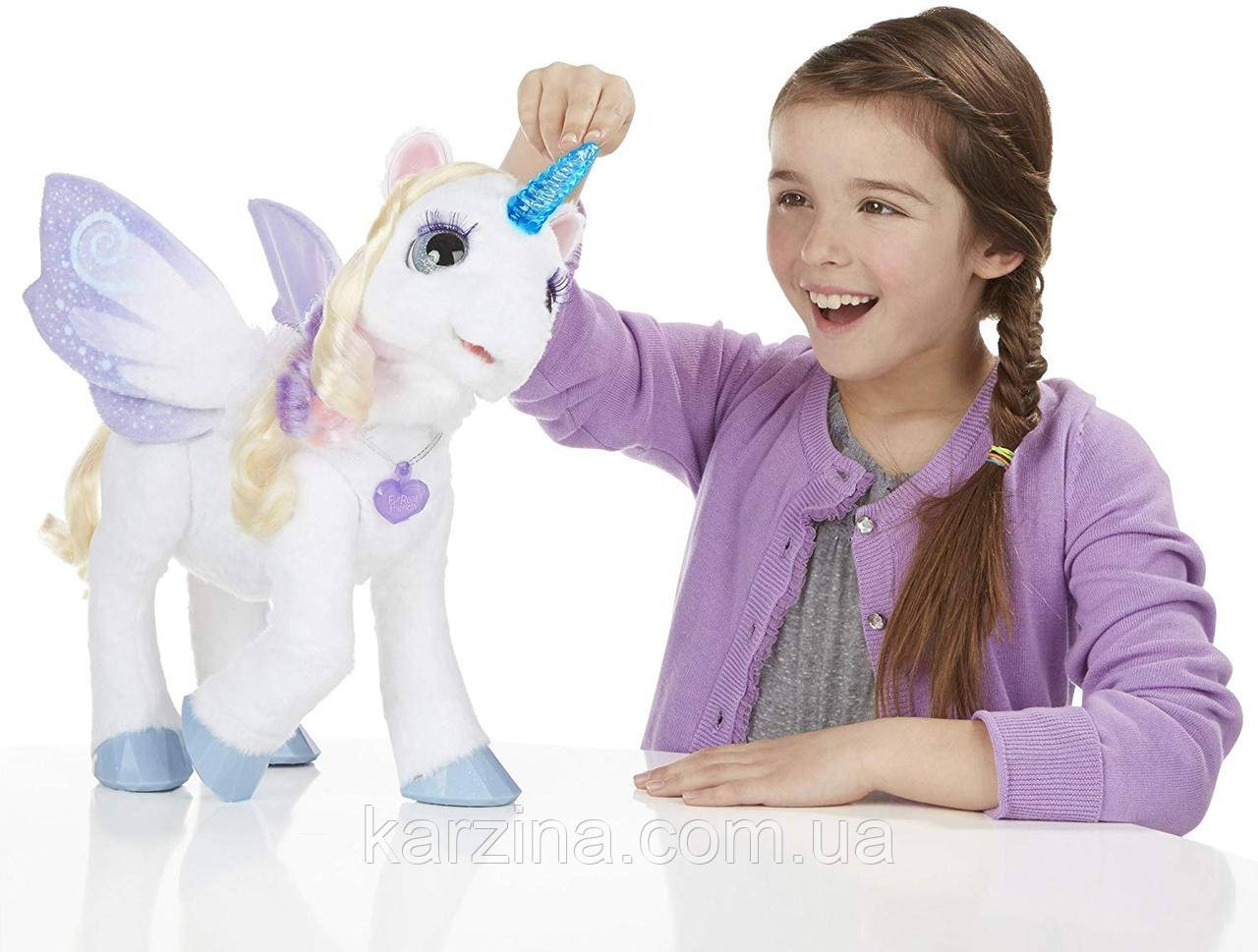 

Интерактивный Сказочный Единорог Старлили FurReal Friends StarLily Unicorn Оригинал Hasbro, Белый