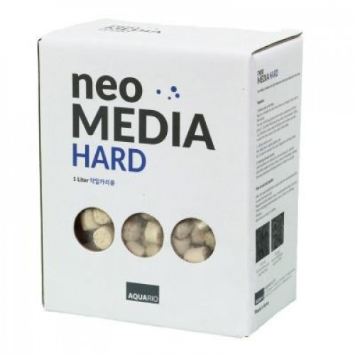 

Наполнитель Aquario Neo Media Hard 1л для биофильтрации повышающий pH