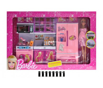 

Лялька "BARBIE" з кухонним набором (коробка) X221O р.55*35,5*10см.(X221O)