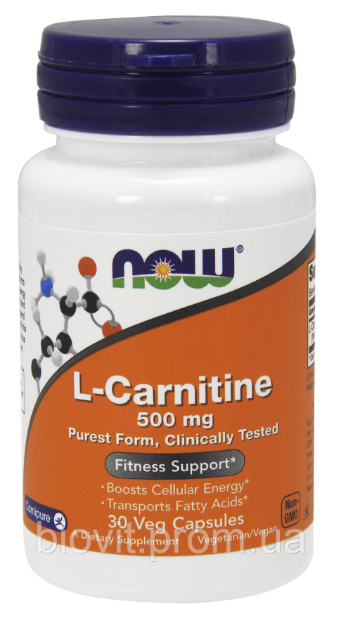 

Л-Карнитин (L-Carnitine) 500 мг 30 капсул