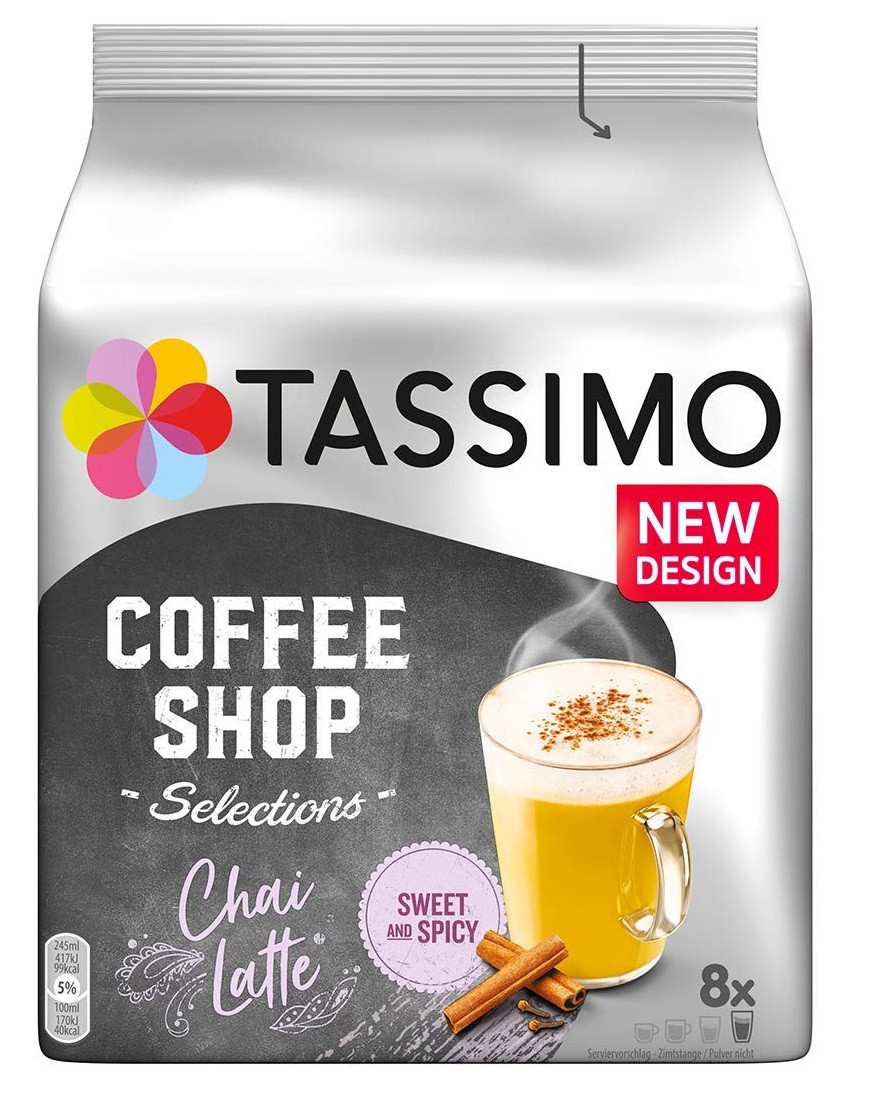 Чай в капсулах Tassimo Coffee Shop Chai Latte 16 капсул (8 порц.) ГермНет в наличии