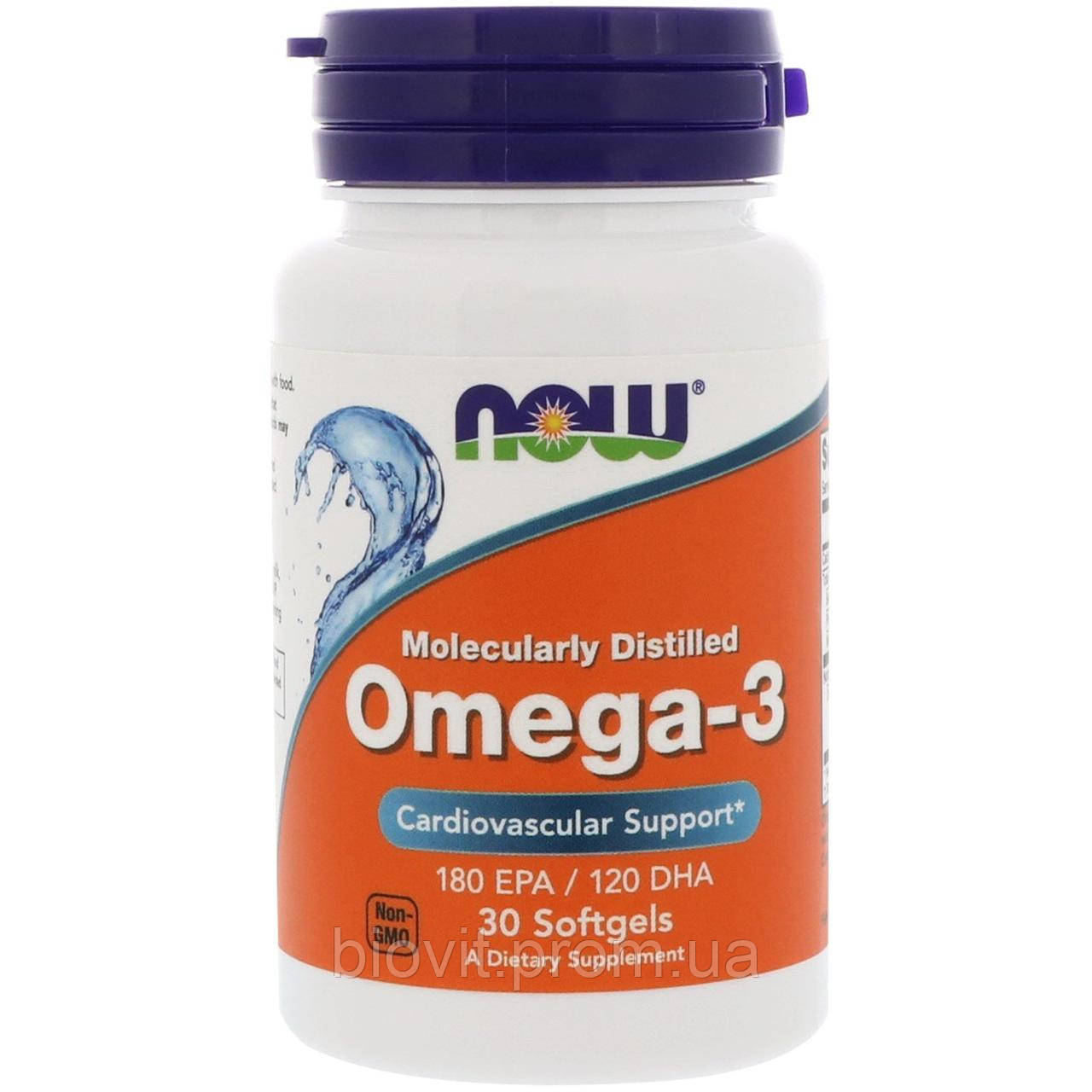 

Омега-3 поддержка сердца (Omega-3 180 EPA/120 DHA) 30 капсул