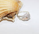 Масивное кільце перстень з розсипом фіанітів Пума, фото 5